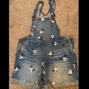 Torrid Mickey Mouse Shortalls